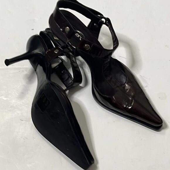 SERGIO ROSSI LEATHER SHOES SIZE 8 1/2 - Picture 2 of 10